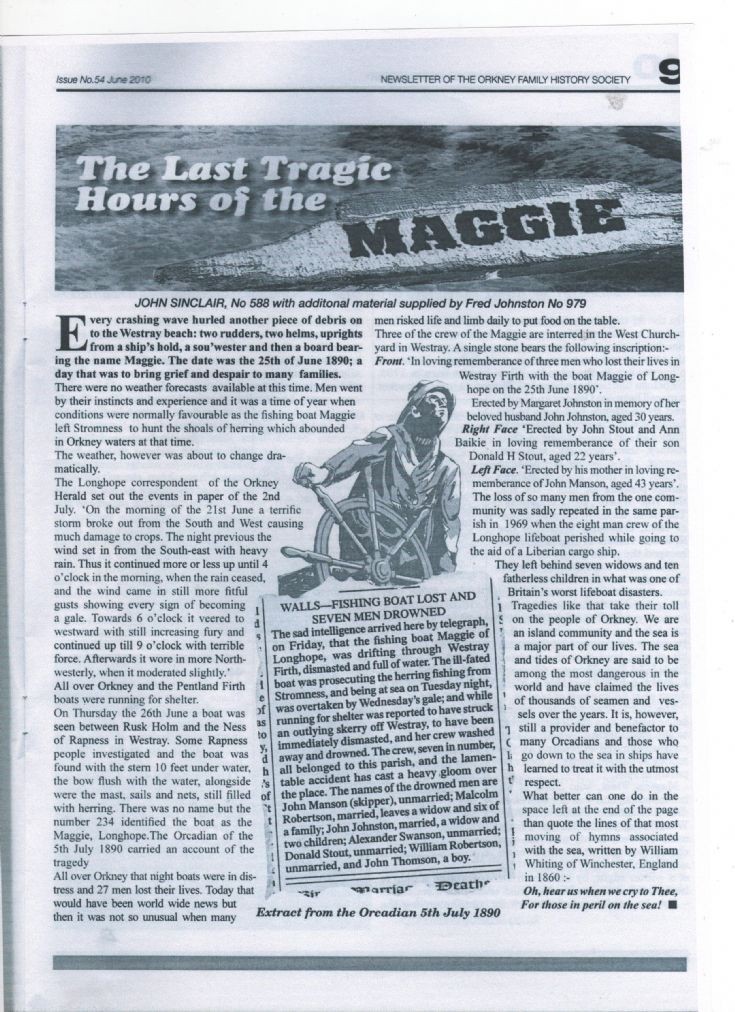 Tragic last hours of The Maggie