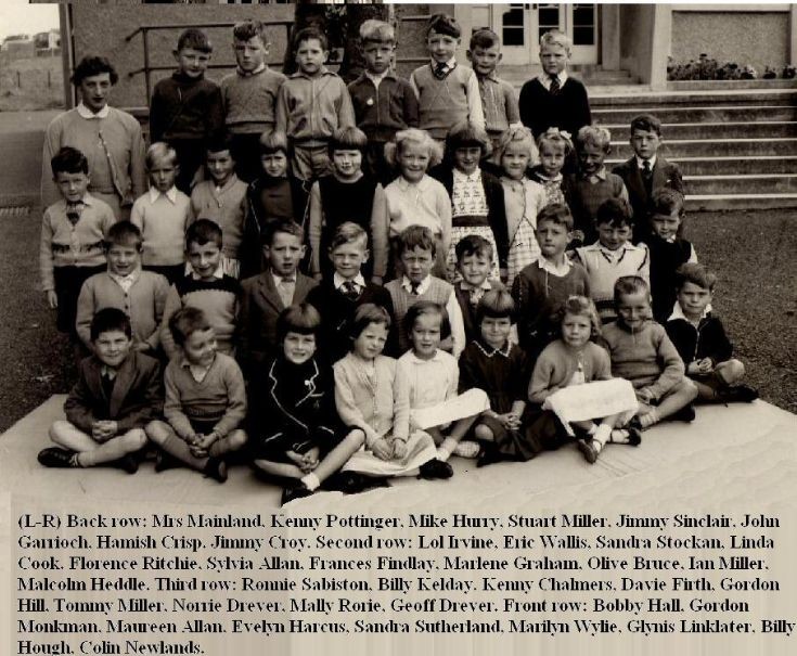 Class 1, Papdale Infant School, 1959