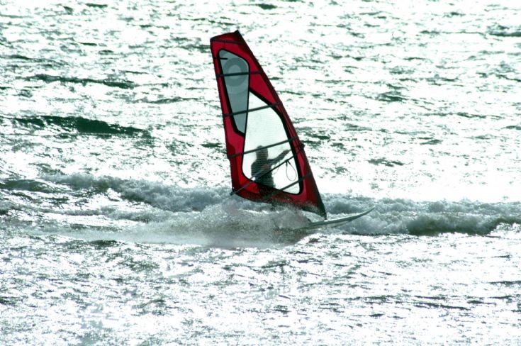 Windsurfing at Scapa