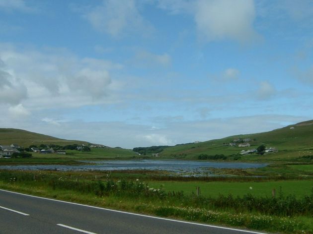 July 2004, looking across Ouse to Firth Mill