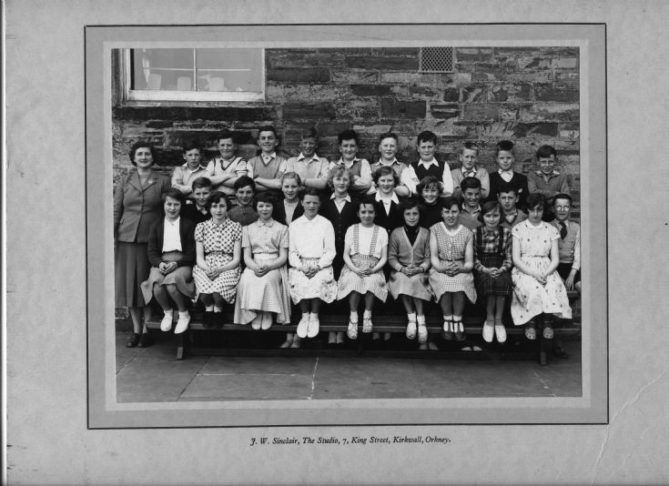 Primary 7 Kirkwall Grammar School 1956