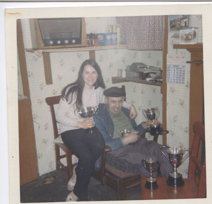 Sinclair Manson, with trophies