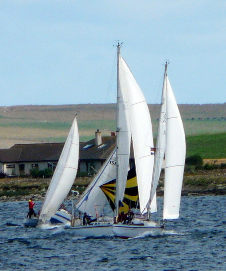 Duelling yachties