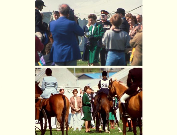 Princess Royal visit in 1990