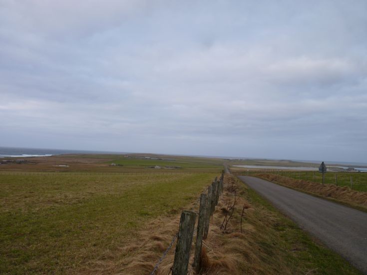 Monthly changes Westray. January 2011