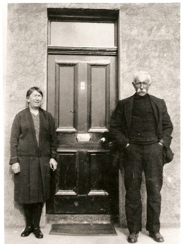 Peter and Robina Reid at Claremont, Stronsay