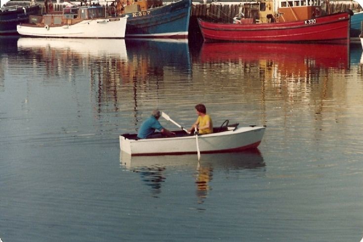 Eddie and Raymond Peace at sea