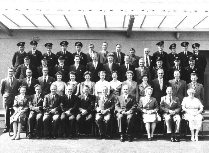 Kirkwall Post Office staff at the new PO in 1960