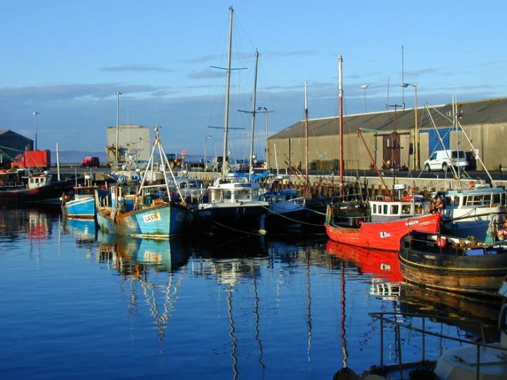 Orkney Harbour in February