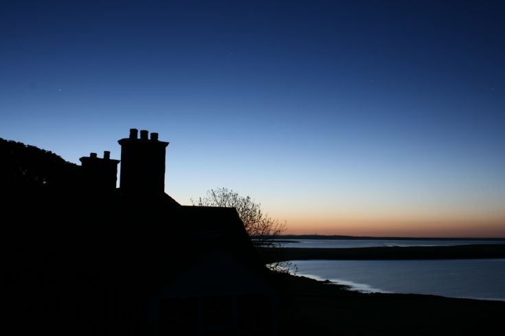 Dawn over Berstane House
