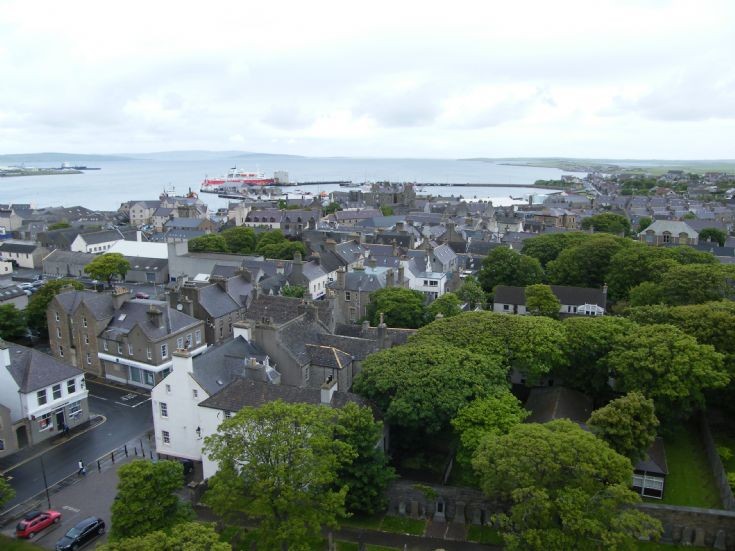 View from St.Magnus Cathedral looking North