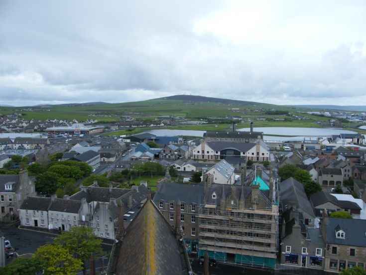 View from St.Magnus Cathedral looking West