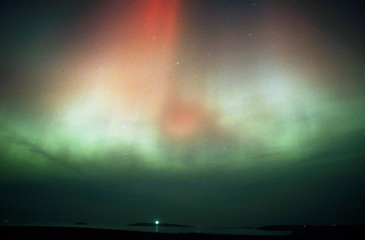 Aurora over Copinsay and Deerness