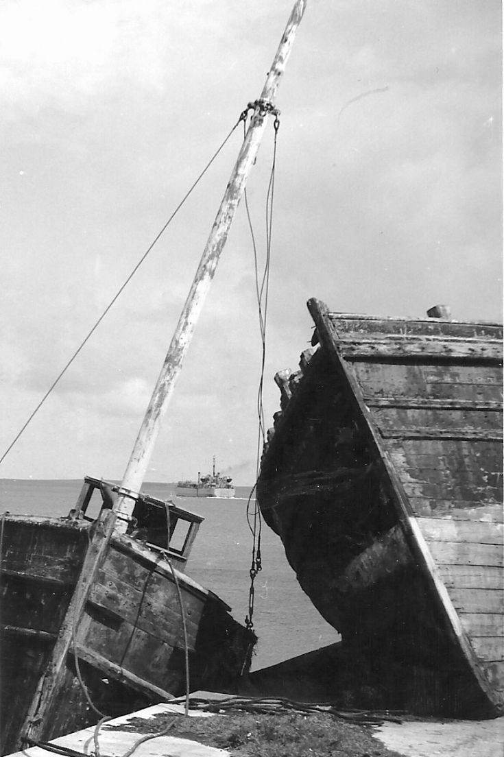 Old boats at Hatston Slip