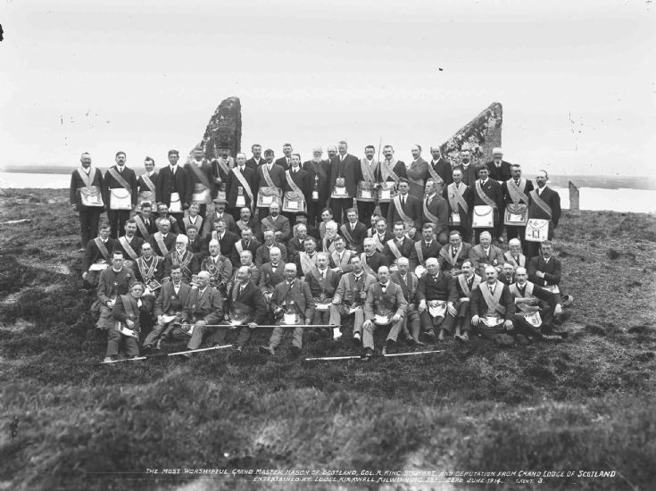 Masonic outing to Standing Stones