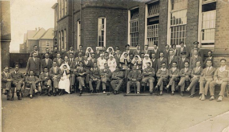 Wounded soldiers WW1, Reading hospital
