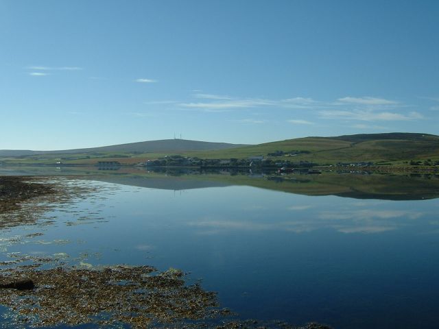 Flat calm on the Bay of Firth