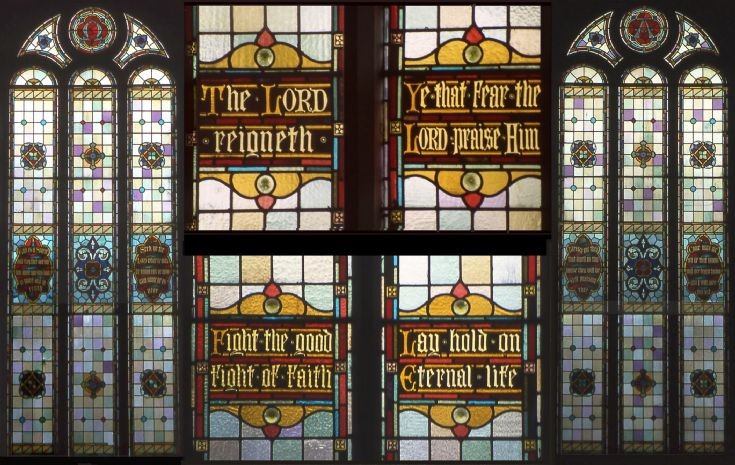 Paterson Kirk's stained-glass windows