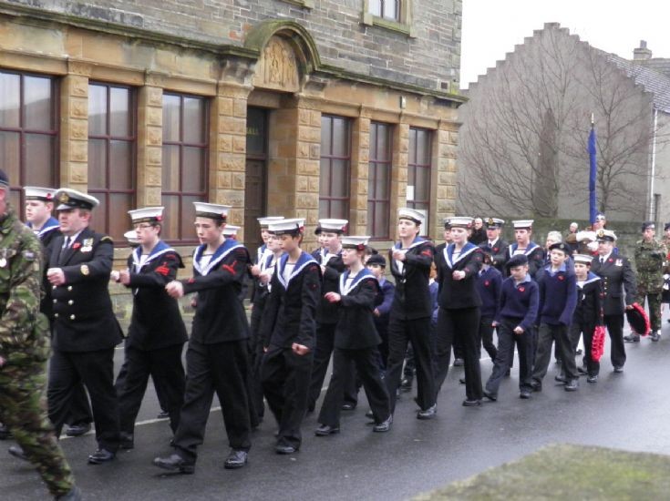 The Sea Cadets on Castle Street