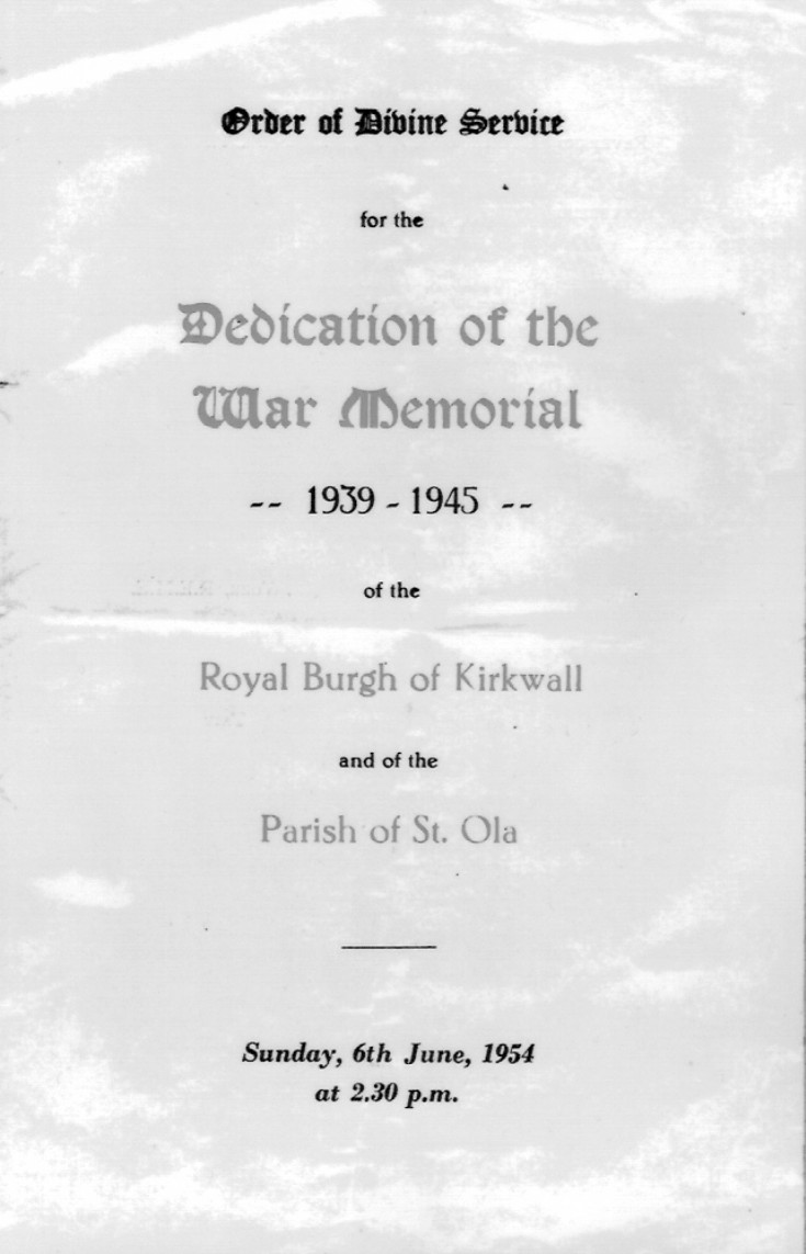 War Memorial Service 1954, 1 of 2