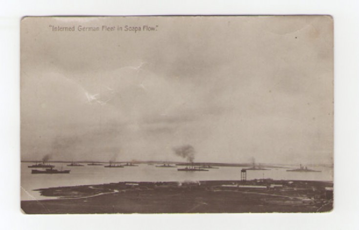 Interned German Fleet in Scapa Flow