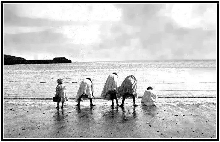 On the beach at Scapa 1910ish