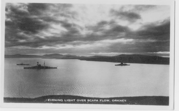 Evening light over Scapa Flow