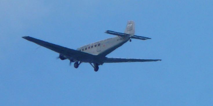 Old plane over Kirkwall