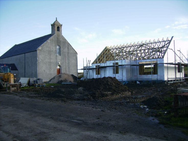 The new manse going up at Longhope