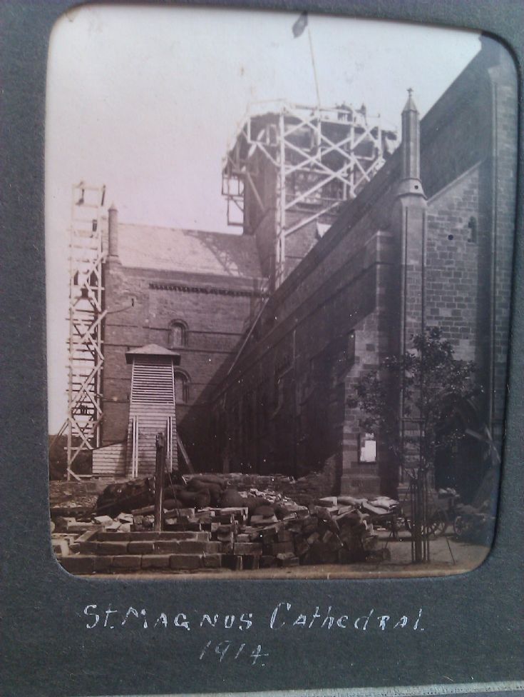 Repairs to the Cathedral, 1914