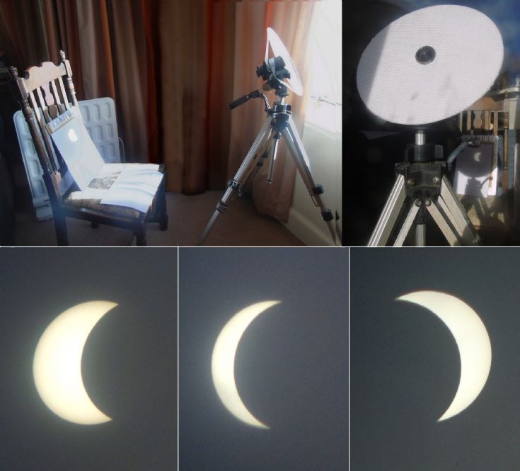 Near total solar eclipse 20 March 2015