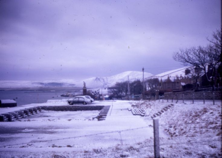 Stromness in the snow 1960