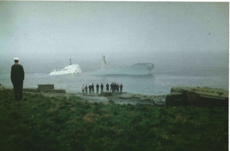 KÄTHE NIEDERKIRCHNER, sunk at Muckle Skerry