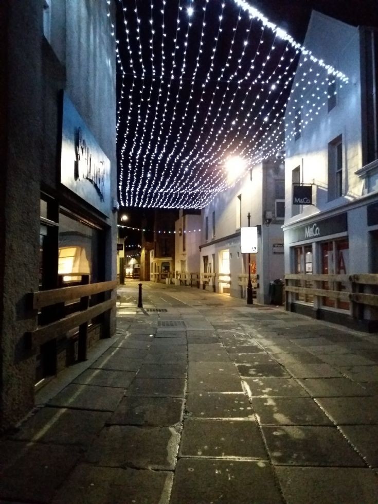 Christmas Canopy Lighting