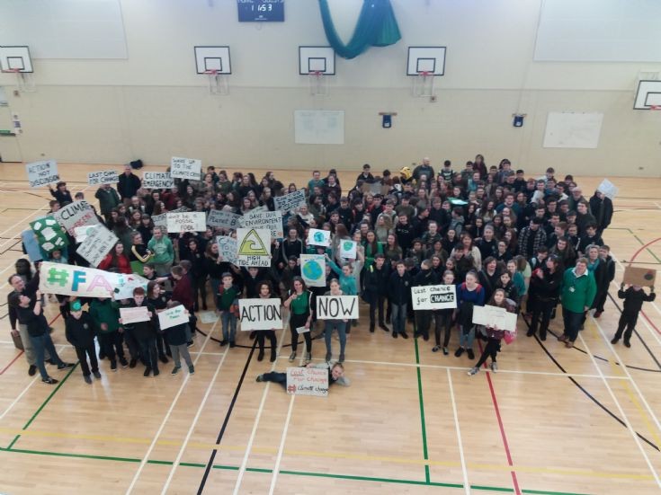 Climate change protest at KGS