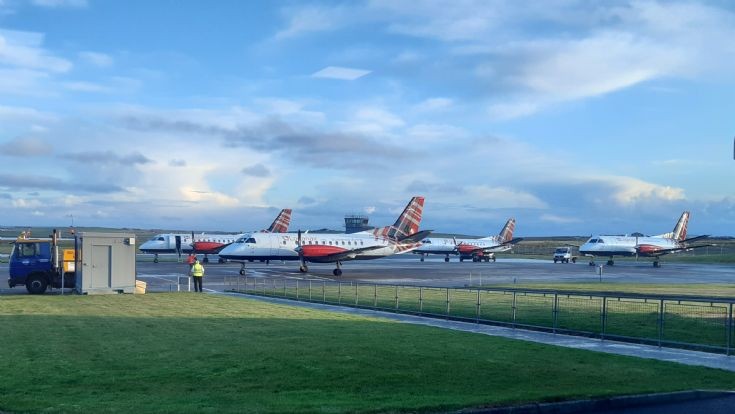 Four Saab 340s at KOI