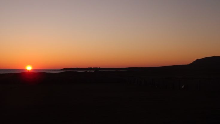 Sunset near the Black Craig
