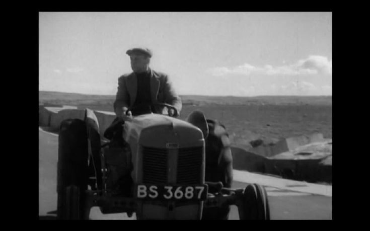 1950 Ferguson TE20  tractor crossing the Barriers