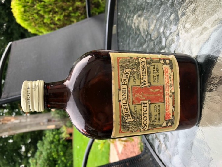 Old Highland Park bottle