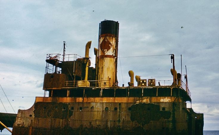 SS Irene ashore at Grimness