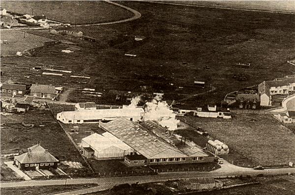 Aerial view of the Old Cheese Factory