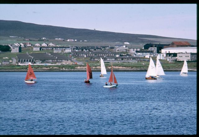 Sailing in front of Hatston