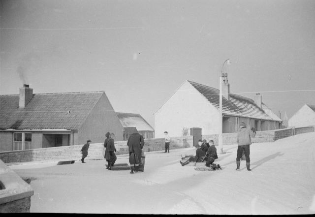 Sledging on Pipersquoy Road