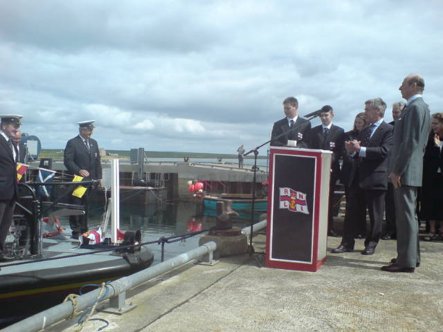 Longhope Lifeboat naming ceremony