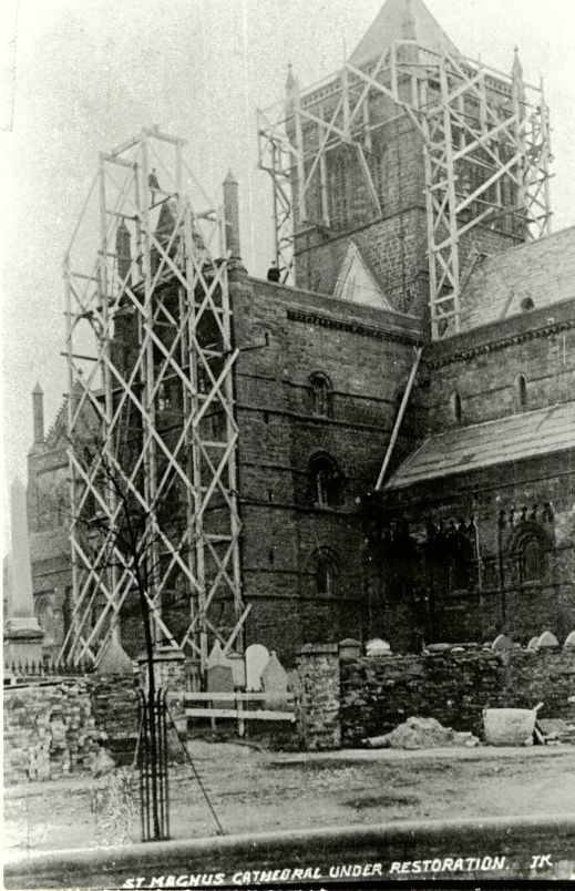 Cathedral under restoration