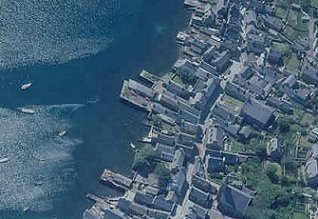 Stromness from the air