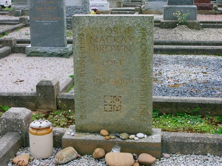 Warbeth Cemetery, George Mackay Brown's Grave