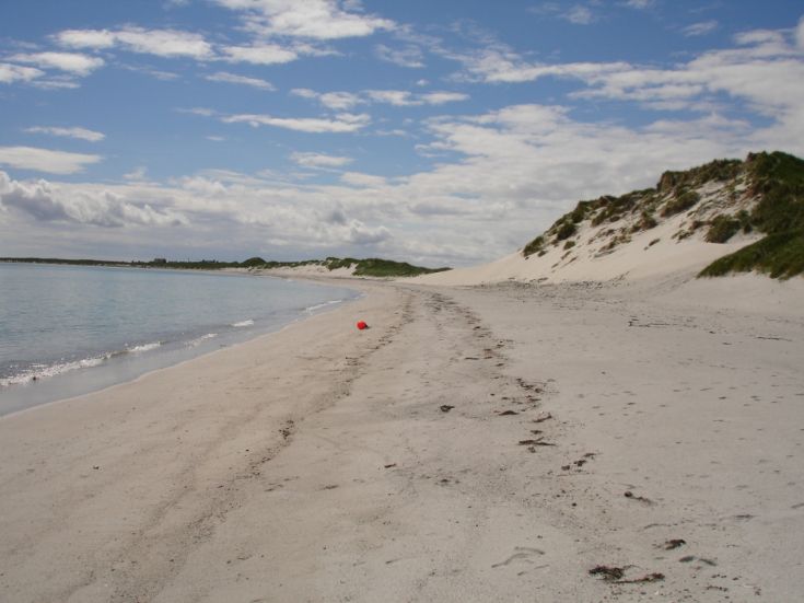 Looking South West along Cata Sands