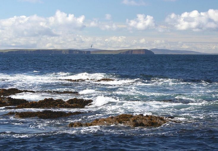 Eday and Rousay from Sanday