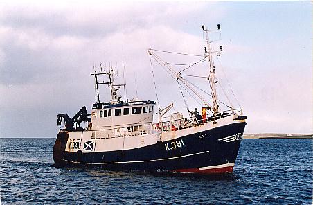 Westray trawler Rivo